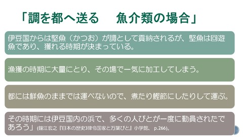都に送られた調 特産品