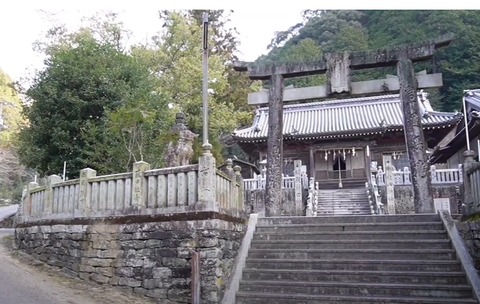 徳島県 四所神社】銅山川沿いの総氏神三好市 山城町