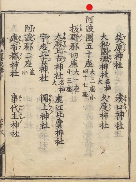 延喜式神名帳阿波