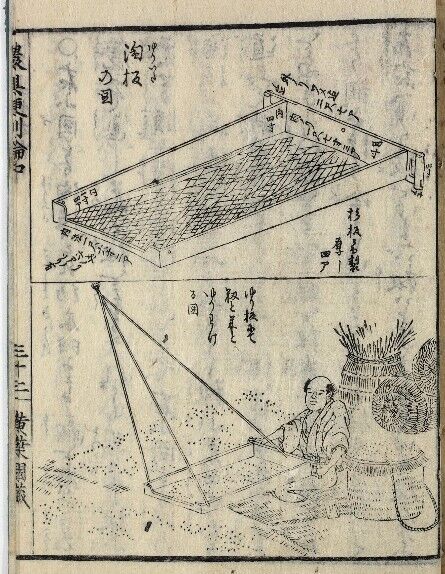 『農具便利論』に記された選別板