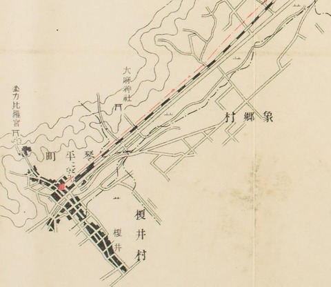 讃岐電気軌道予定図 琴平