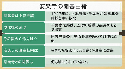 安楽寺　開基由緒