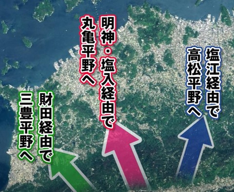 借耕牛　搬入ルート