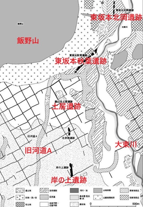 大束川・飯山の古代遺跡