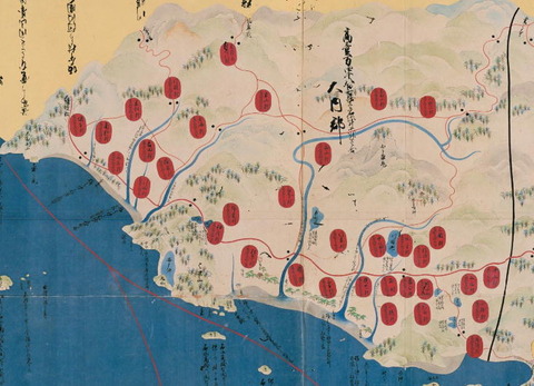 引田 大内郡 天保国絵図