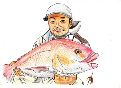 無料で似顔絵を描く大阪の福島に勤める居酒屋漫画家