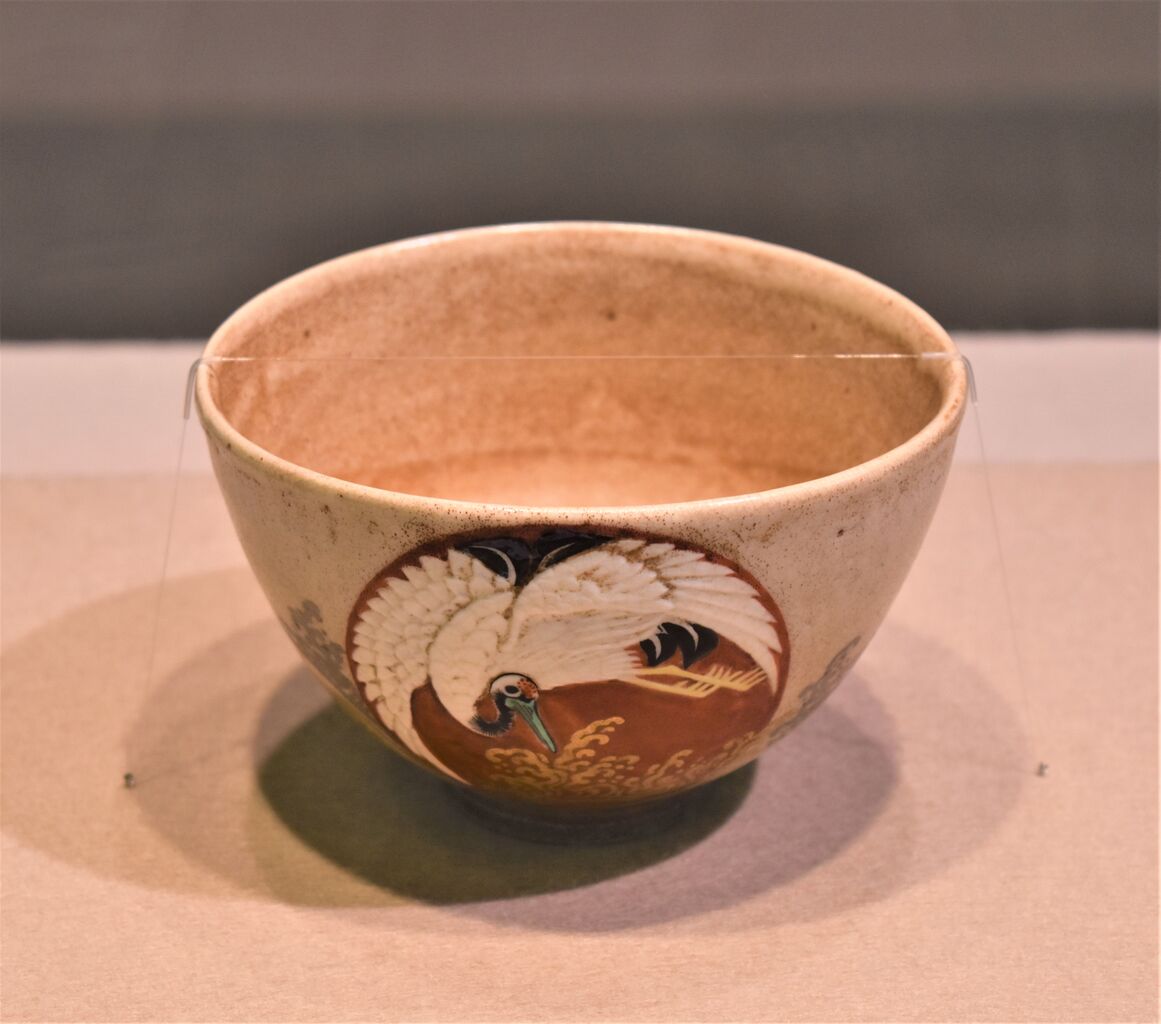 香合八代焼瓢象嵌 香合八代焼瓢象嵌