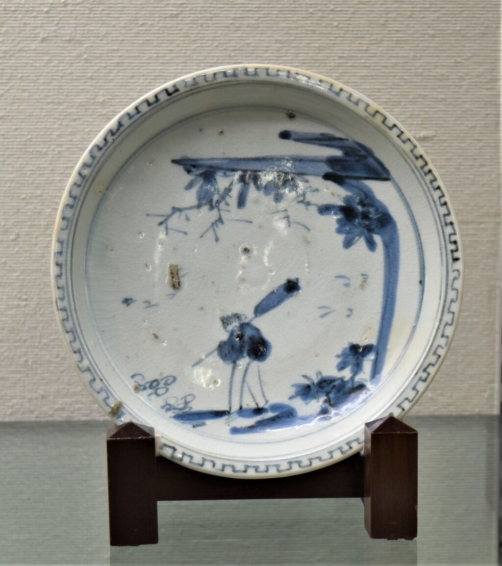 柴田コレクション　総目録掲載　同手　「染付壺輪花小鉢」　1790年～1820年 柴田コレクション 総目録掲載 同手 「染付壺輪花小鉢」 1790年