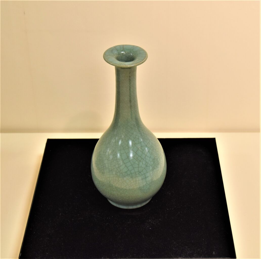 日本の銘窯　日展陶芸家　辰砂の技法　中島均作　辰砂釉　大花瓶 tenzanさん専用】日本の名窯 日展陶芸作家 均窯 中島均作 辰砂釉