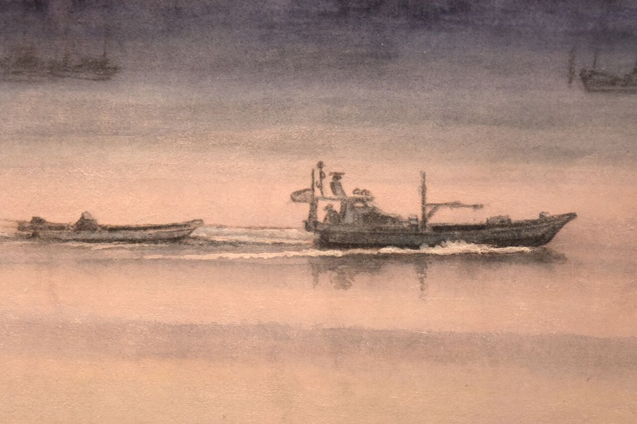 日本画 西岡節子肉筆 日本画 西岡節子肉筆