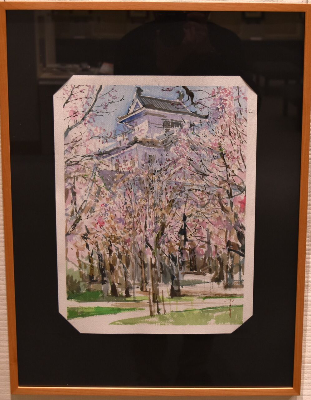 小木曽 誠「窓」額装3号○テンペラ作品 サイン 2010年作 若手