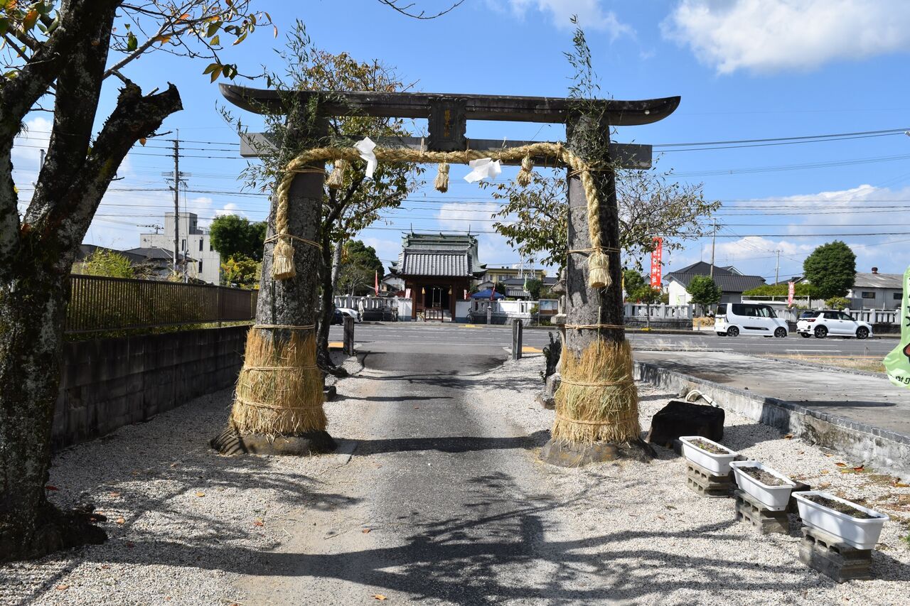 しめ縄神社鳥居、境内用