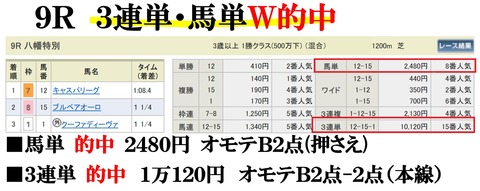 小倉9R
