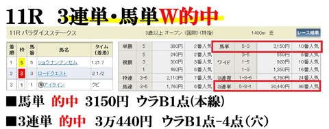 東京11R