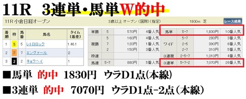 小倉11R