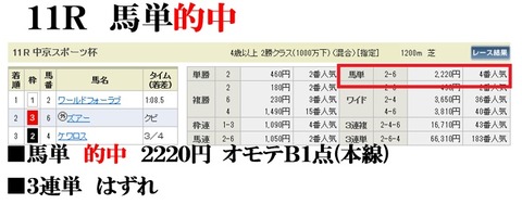 中京11R