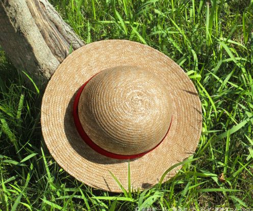 人気no 1 ルフィの麦わら帽子レイリーのビブルカード付きmサイズ 田中帽子製 麦わら帽子 Sooke Pocketnews Ca