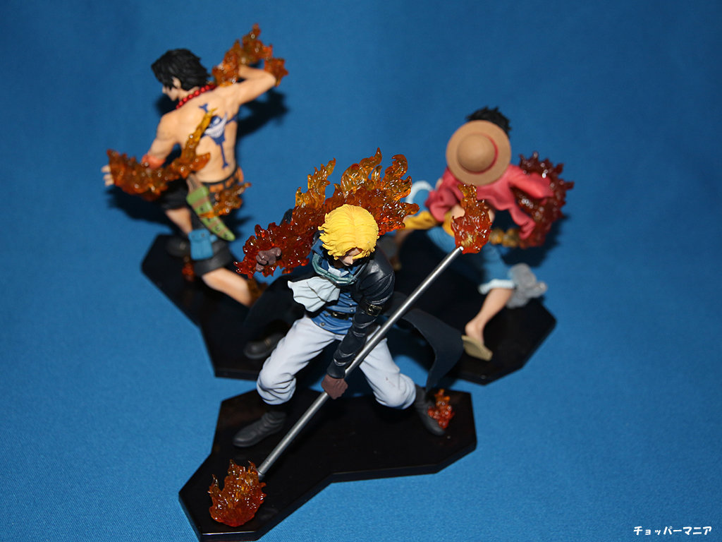 フィギュアレビュー ワンピース アタックスタイリング 炎の三