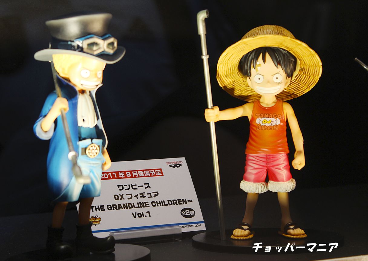 ワンピースdxフィギュア The Grandline Children Vol 1 ルフィ サボ 発売 チョッパーマニア ワンピースフィギュア情報