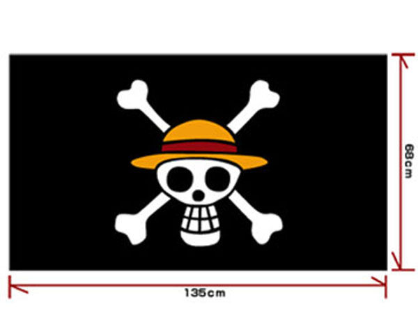 麦わら海賊団の海賊旗 ワンピース 海賊旗ビックタオル チョッパーマニア ワンピースフィギュア情報