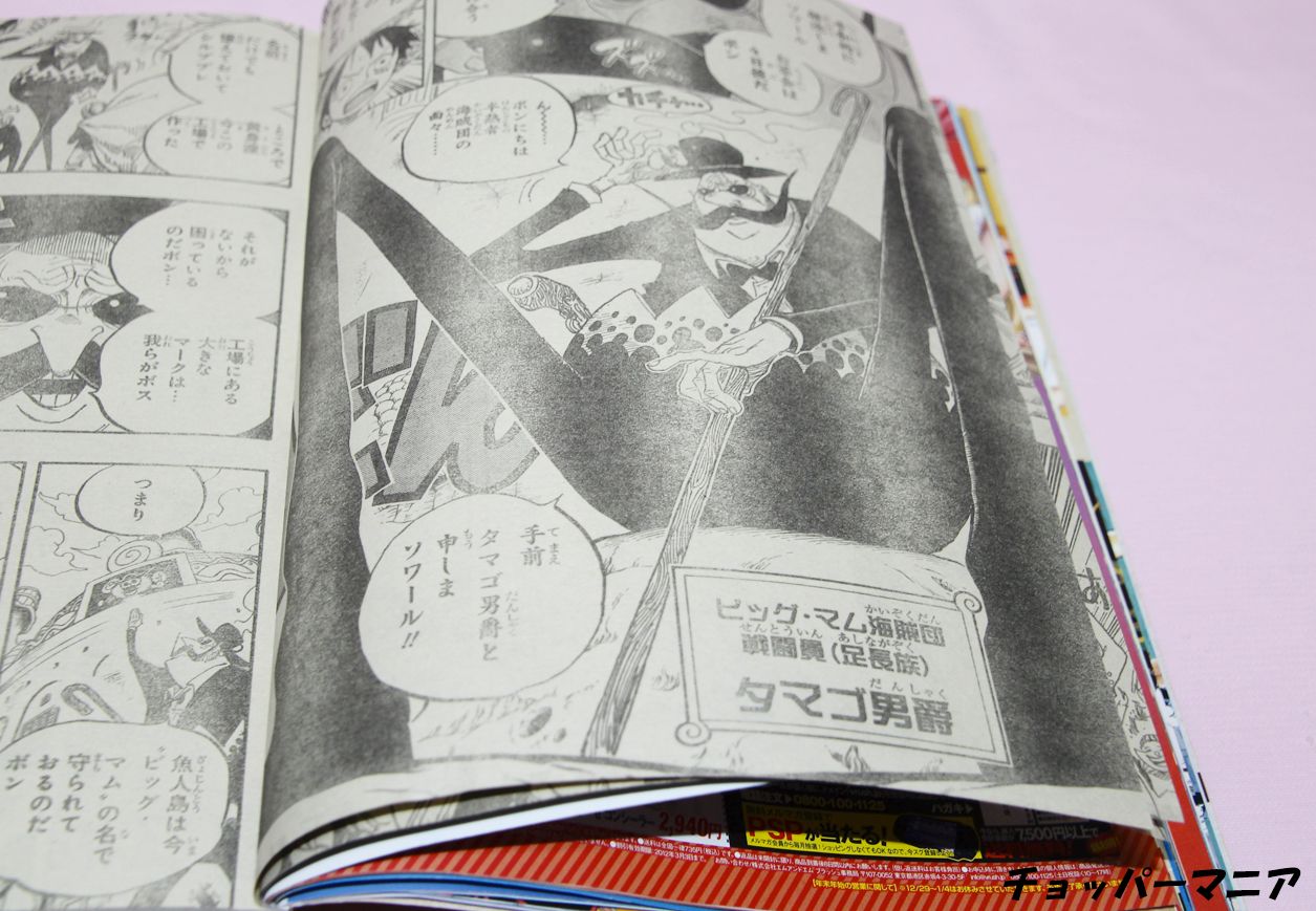 週刊少年ジャンプ No 05 06 動物 X 海賊 尾田栄一郎 朝隈俊男 カラー扉絵など チョッパーマニア ワンピースフィギュア情報