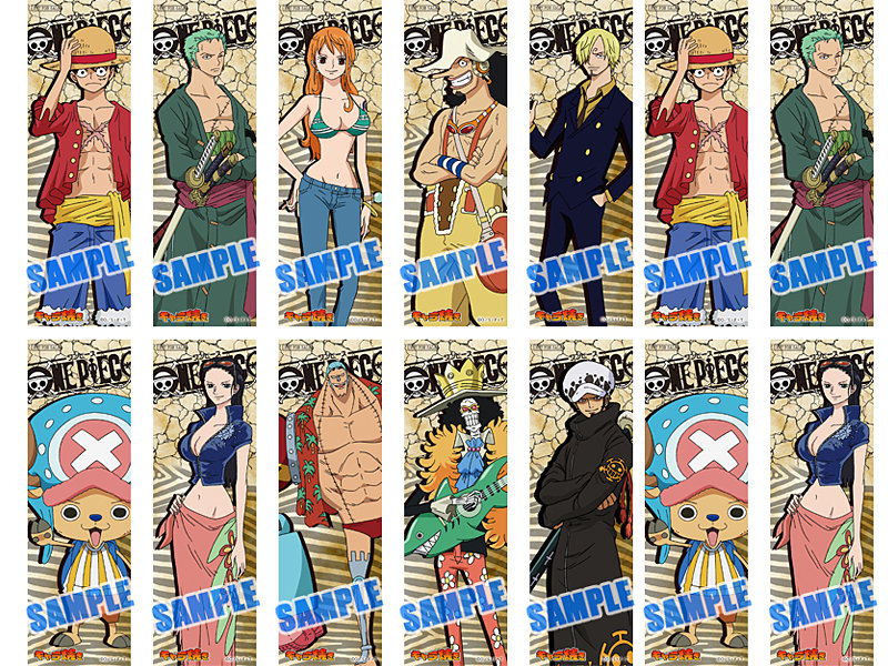 非売品】 ワンピース onepiece しおり 13枚セット ONE PIECE