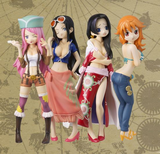 ワンピース ハーフディフォルメーションフィギュア　ヒロイン　ガールズパーティ Half Age Characters ワンピース girls party! | 魂ウェブ