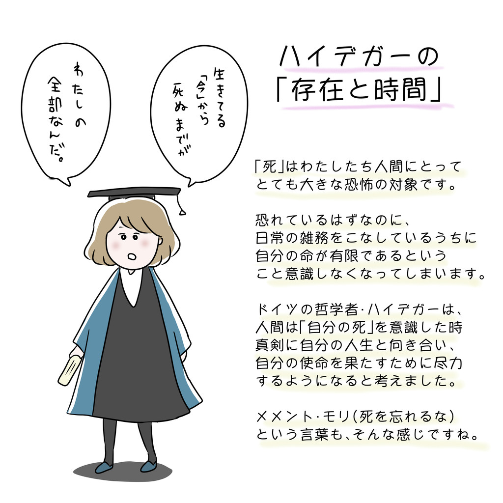 あんた 死ぬわよ ゆるっと哲学マンガ