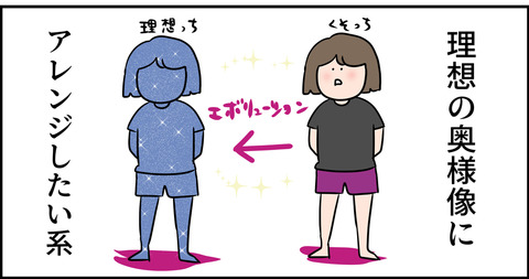 妻を理想の女に変えてやる系夫