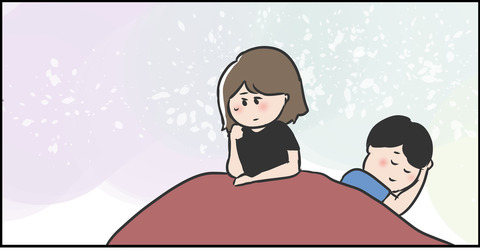 イヤな夢を見る主婦