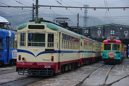 土佐電気鉄道 桟橋車庫 土佐電気鉄道 桟橋車庫