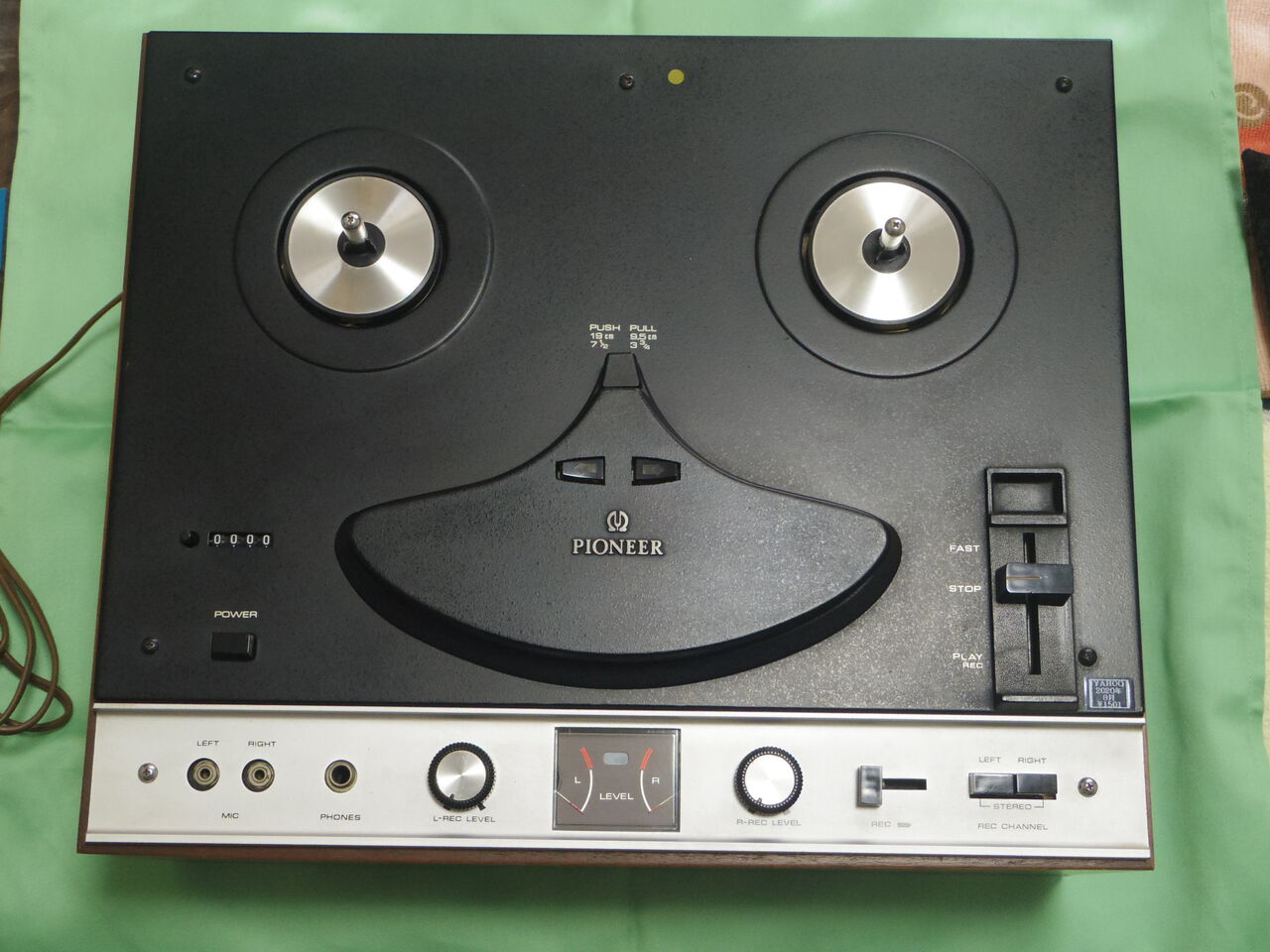 Pioneer RT-1011H オープンリールデッキ 通電確認 Pioneer RT-1011H オープンリールデッキ 通電確認