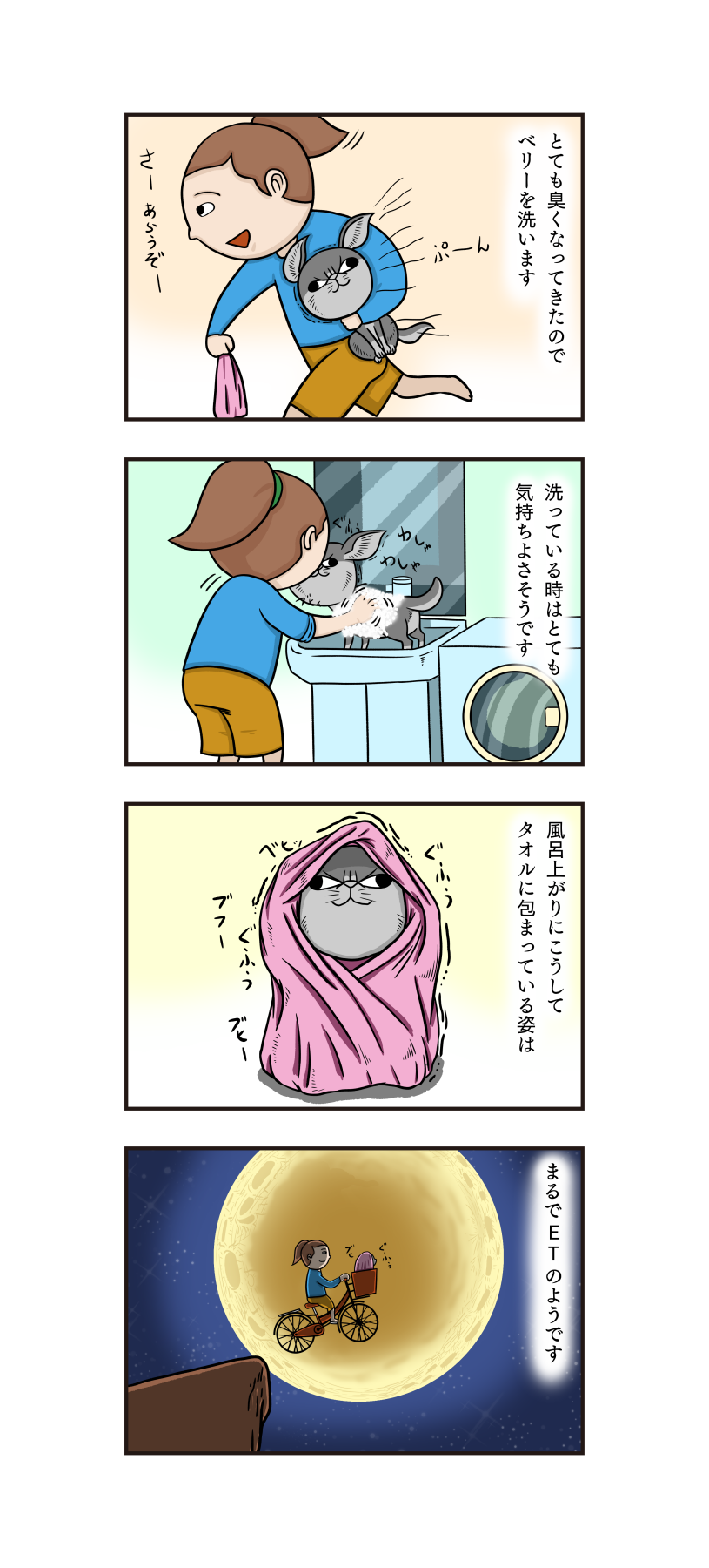 第156話 きみは宇宙から来たのかえ うちの4コマ劇場
