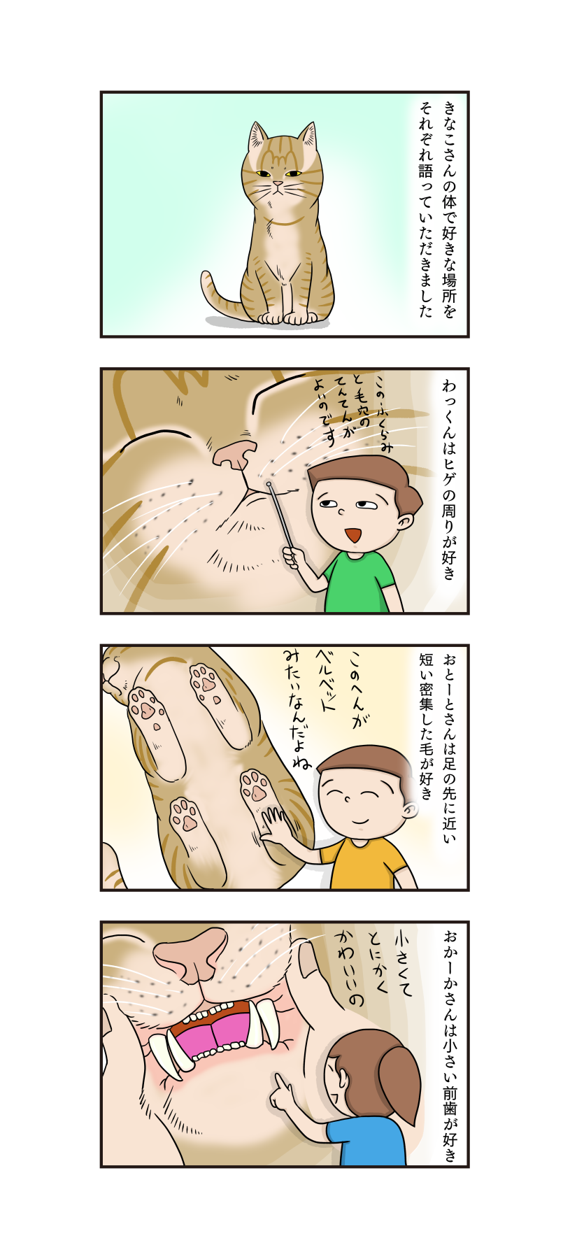 第301話 それぞれが好きな部位 うちの4コマ劇場