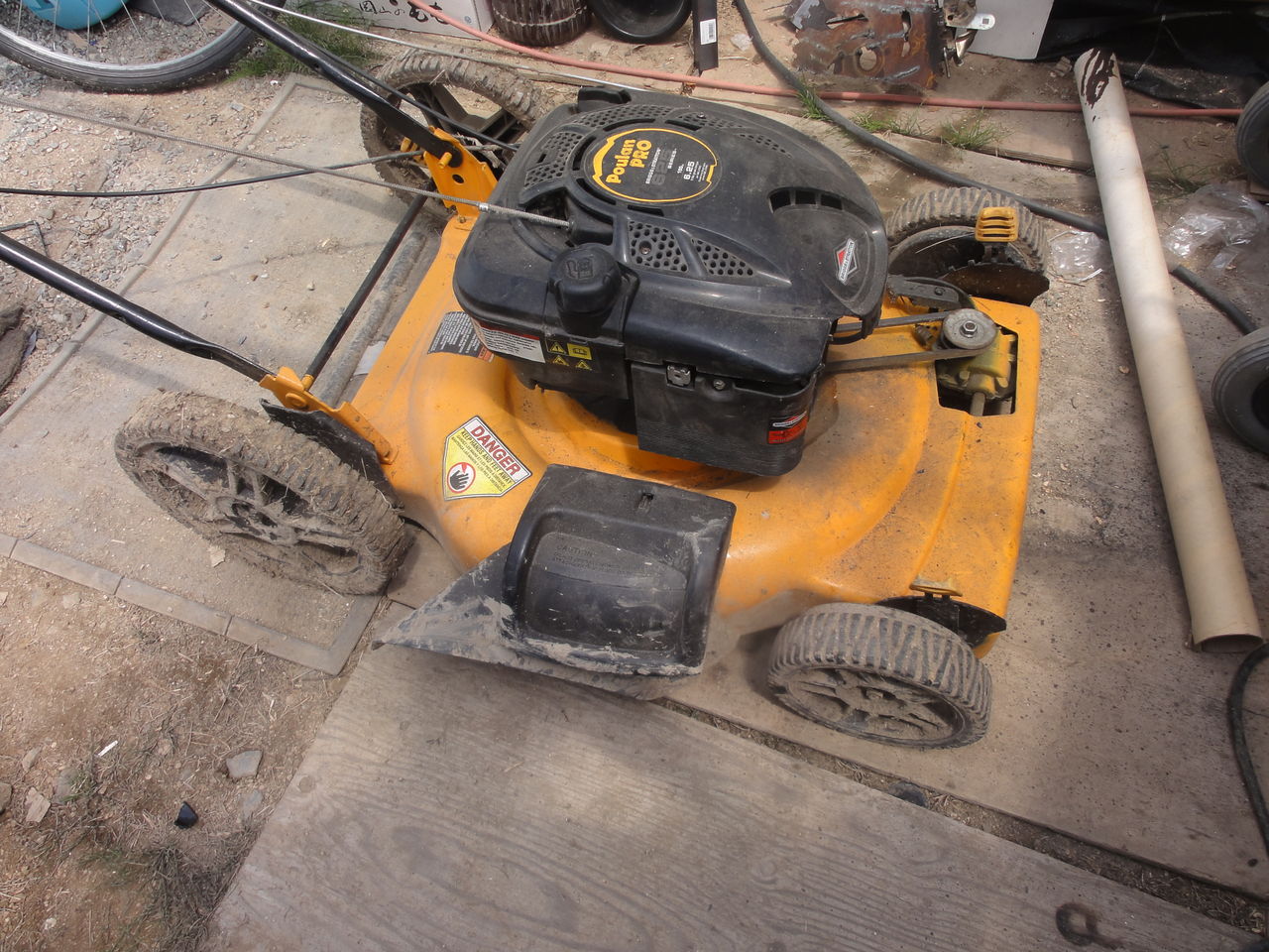 フレーム製作続き 芝刈り機分解 加工 ラジコンのぶろぐ