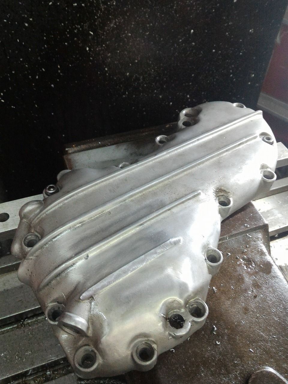 パンヘッド　カムカバー　純正　4本フィン PANHEAD CAM COVER : トッポジョージの日常