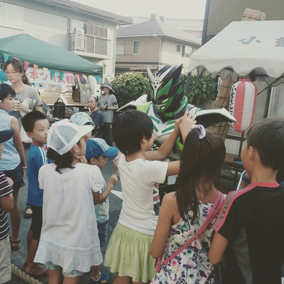 15ふるさと祭り ご当地ヒーローゼロングと綱引き 東京都葛飾区 西小菅イーグルス成長日記 西小菅イーグルス成長日記