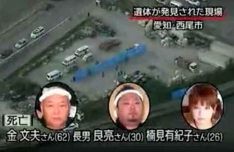 長野市一家3人殺害事件(金文夫・金良亮・楠美有紀子)