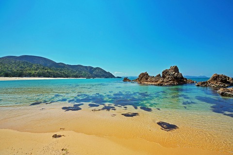 水晶浜海水浴場は楽園