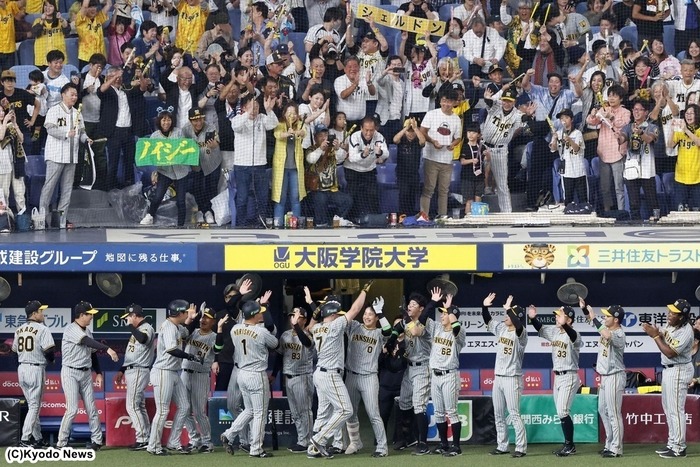 阪神、オリックスを4勝3敗で下し38年ぶりの日本一　ノイジーV弾＆青柳力投