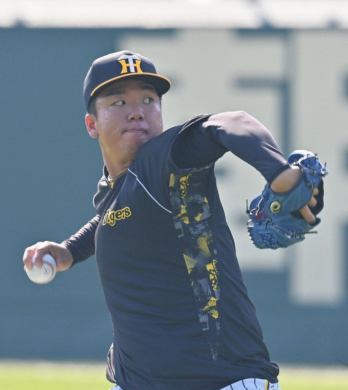 阪神・村上頌樹、日本シリーズ王手かけ4日第6戦先発 オリックス・山本由伸と今季3度目対決「こんなに投げ合うとは思ってなかった」