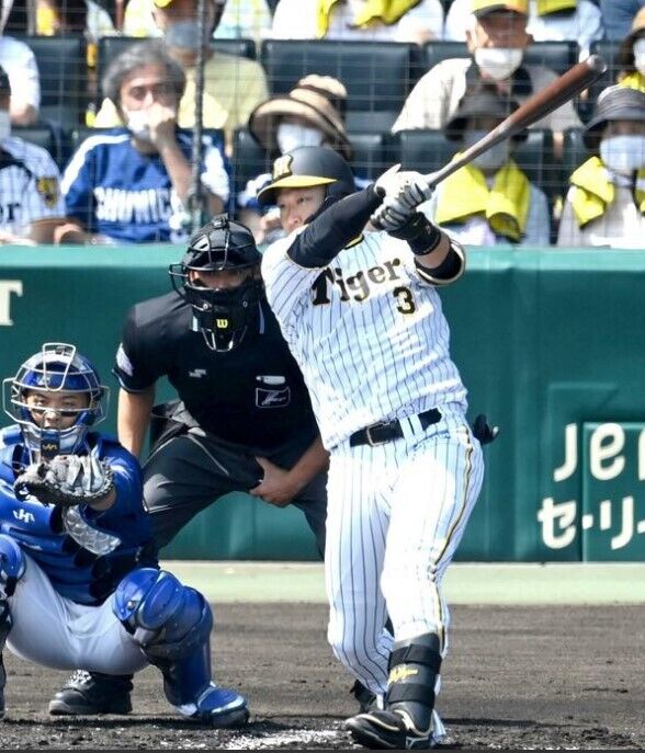 阪神・大山　柳撃ち２点打　６月月間２９打点　バース、金本らに並んだ！球団６位