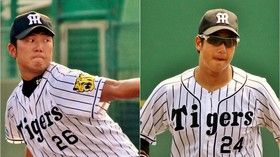 「一日も早く支配下へ」　来季は育成からスタートする阪神の歳内宏明投手、横田慎太郎選手（岡本育子）