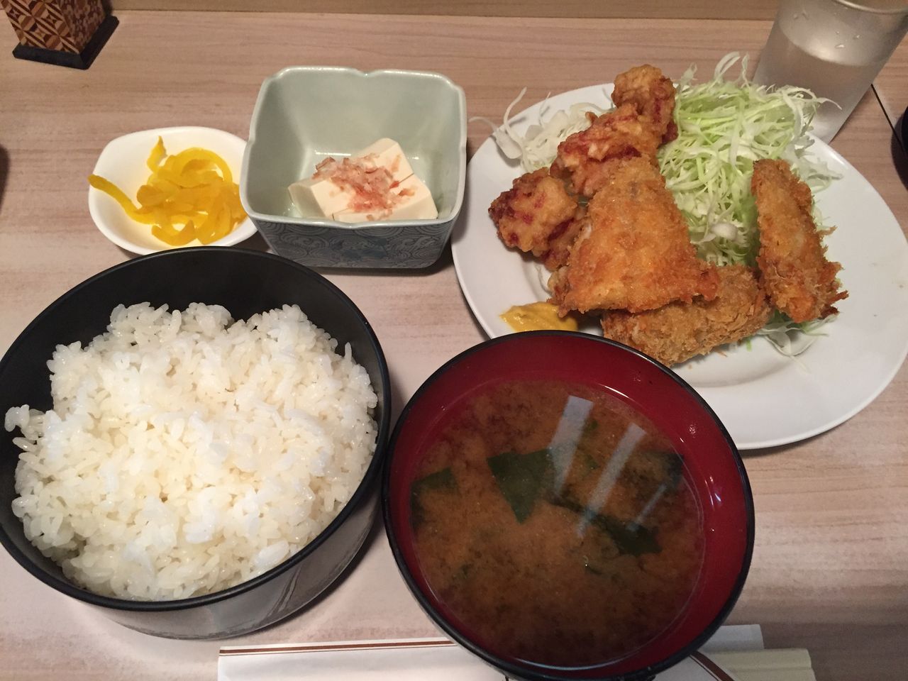西新橋 錦 アジフライミックス定食 750円 虎ノ門ランチ日記