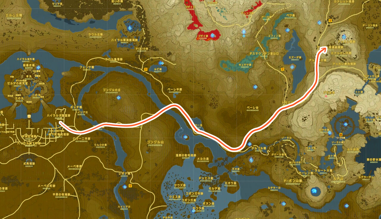 ゼルダ無双 ハイラル散歩３ アッカレ砦 とらつぐみのつぶやき