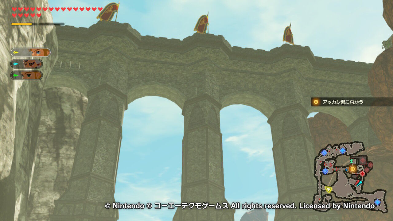 ゼルダ無双 ハイラル散歩３ アッカレ砦 とらつぐみのつぶやき