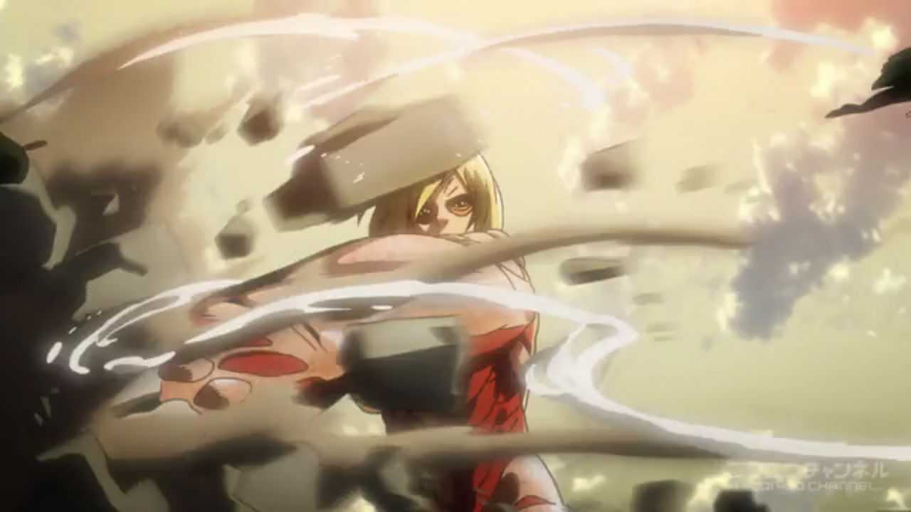 進撃の巨人 ２４話 女形巨人の正体はアニ アニを巡って最後の戦いが始まった とらつぐみのつぶやき