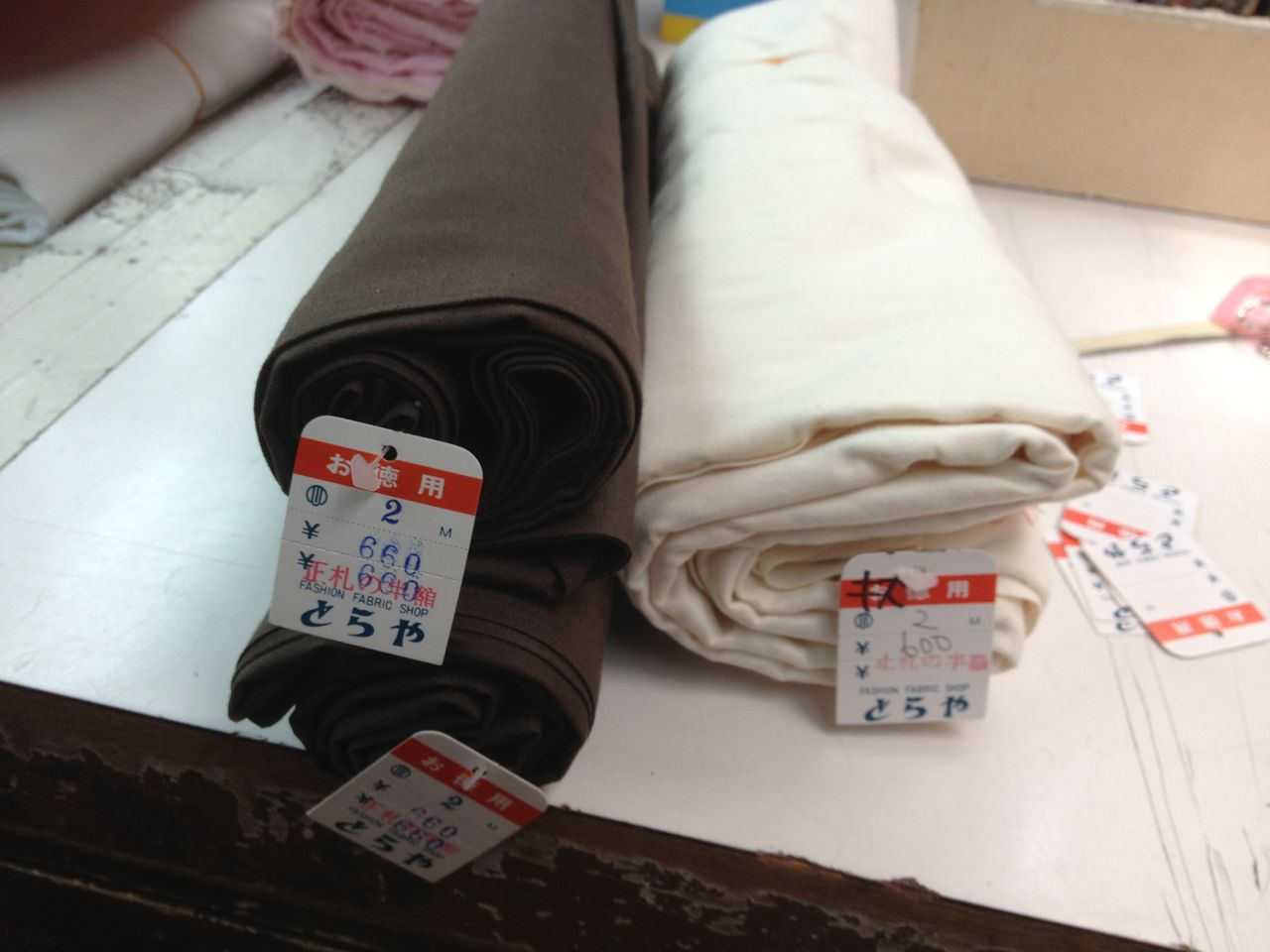 株 とらや商店ブログ 生地