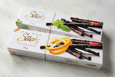 仕事のお供に　カーレッティのスティックチョコ
