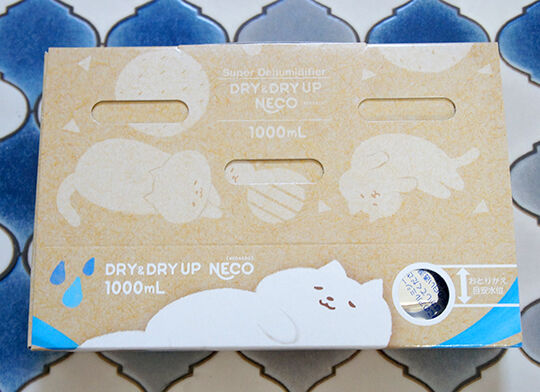 猫のパッケージがかわいい エコな除湿剤neco とりあえず暮らす
